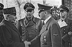 Petain i Hitler. Zdjęcie za: https://dzieje.pl/aktualnosci/francja-otwiera-archiwa-policji-i-rzadu-vichy